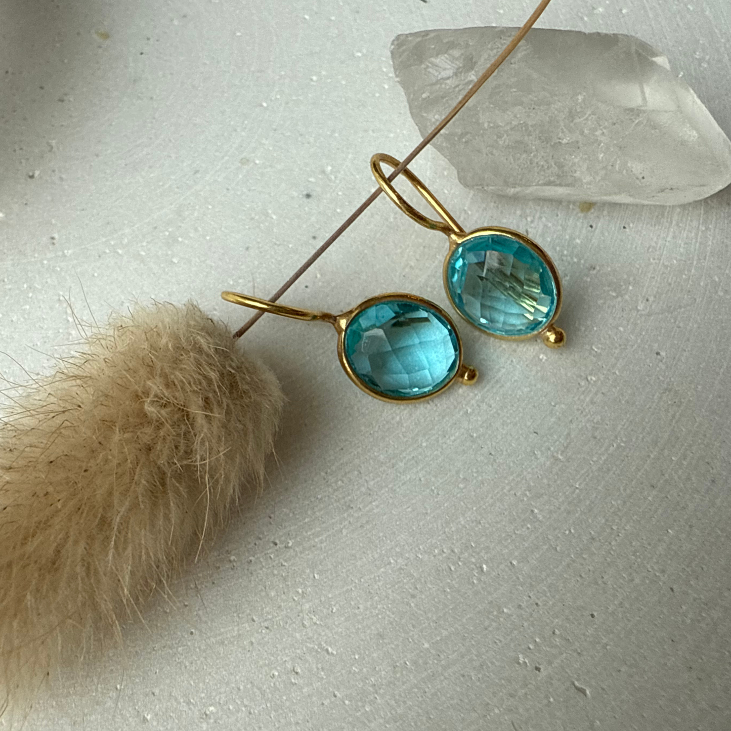 LUMINASE OHRRINGE / BLAUTOPAS