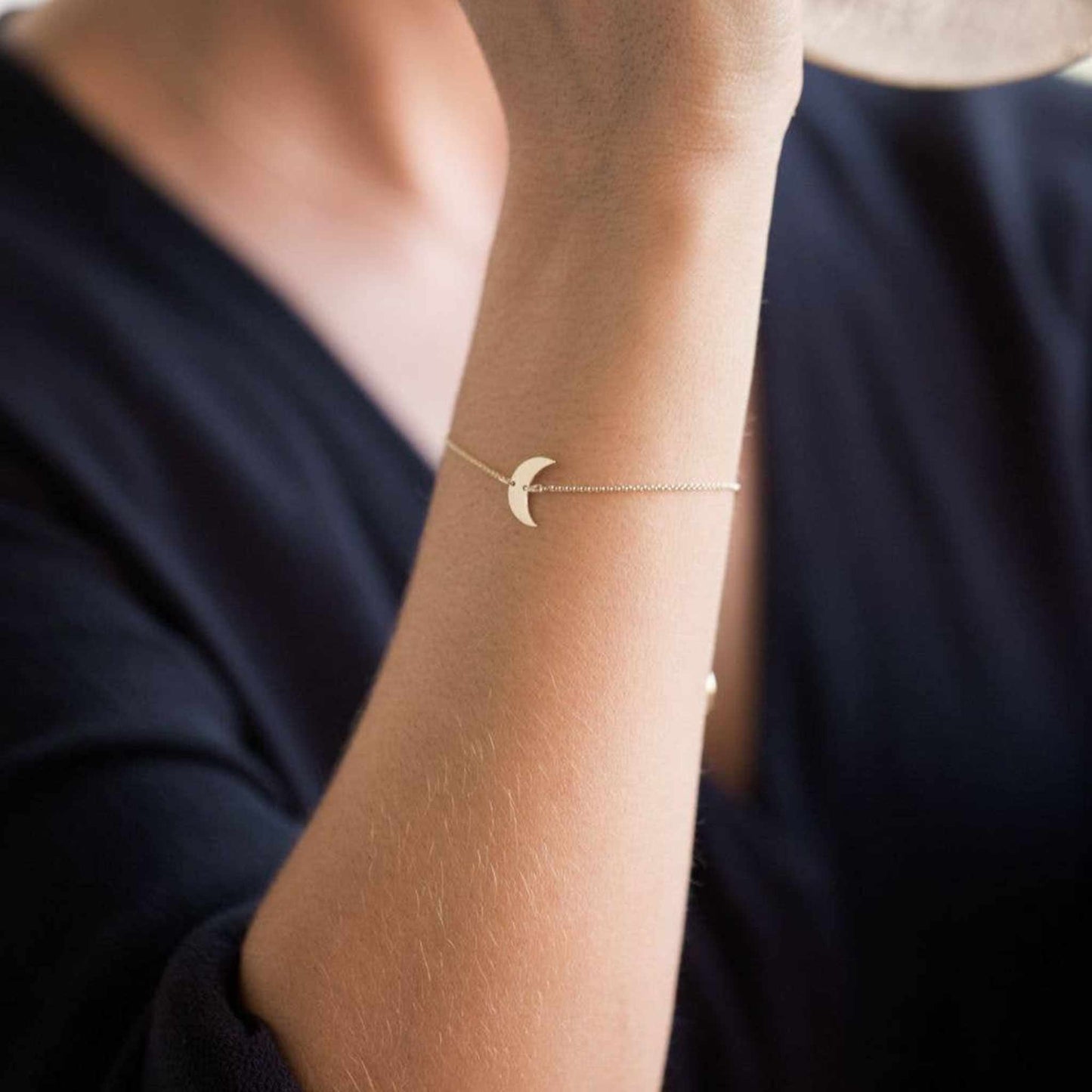 LUNA HALFMOON ARMBAND GOLD