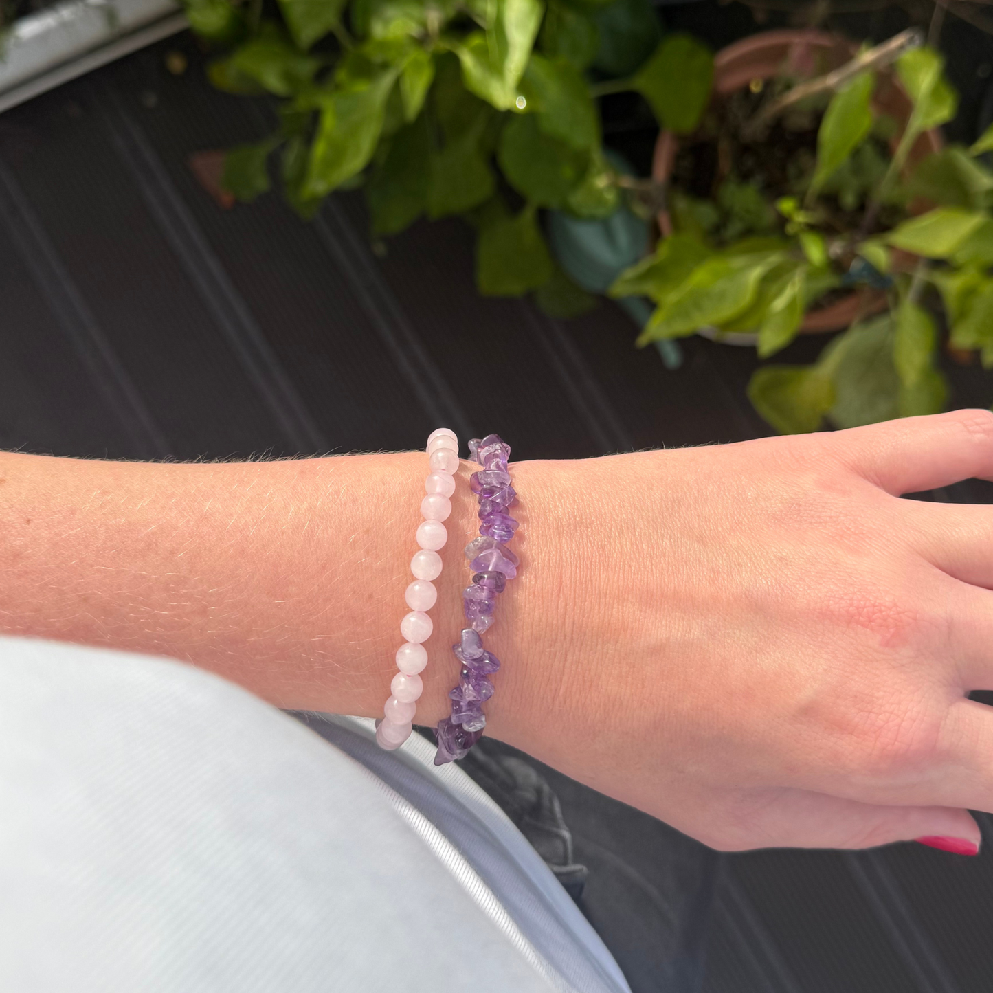 Selflove Armband / Rosenquarz