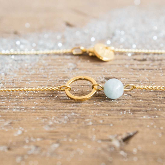 Eclipse Kette / Aquamarin