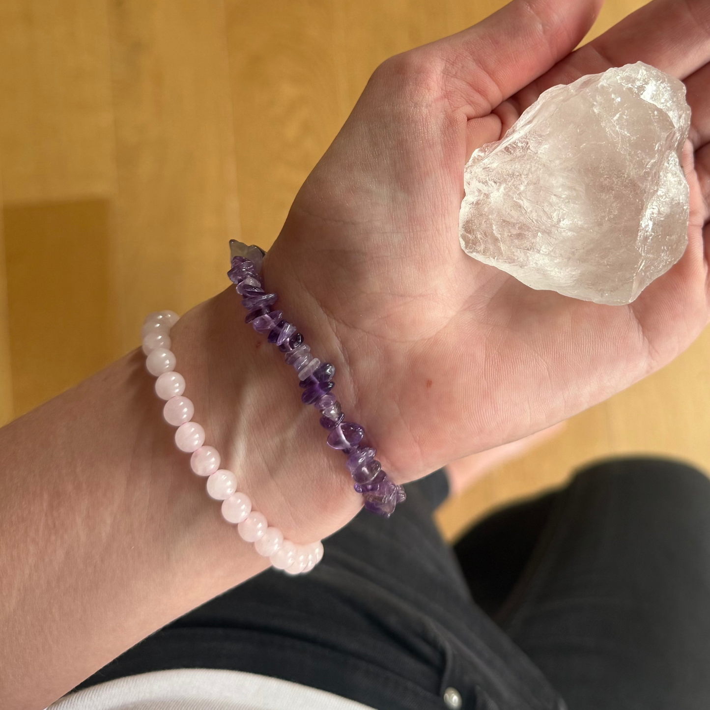 Selflove Armband / Rosenquarz