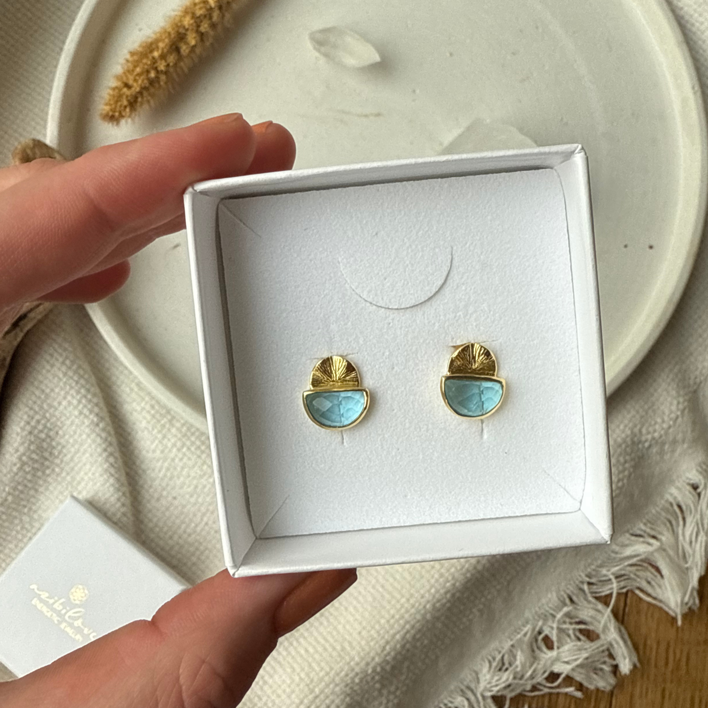 DIVINE OHRRINGE / BLAUTOPAS